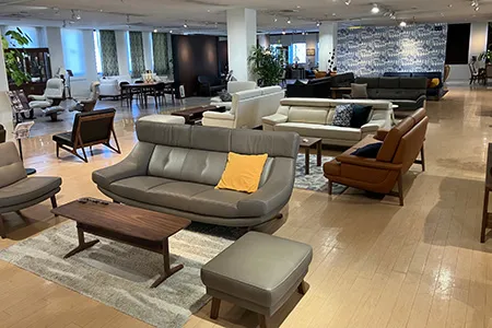 カリモク家具福岡ショールーム 店内画像