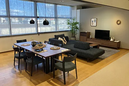 カリモク家具福岡ショールーム 店内画像