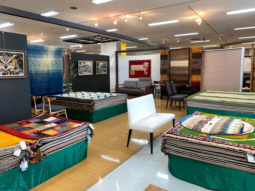 ニームズ藤枝店 ペルシャ絨毯&ギャッベコレクション展