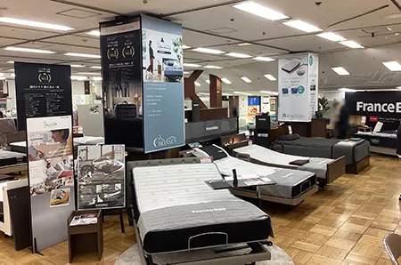 横浜高島屋 フランスベッド インテリアフェスティバル 会場イメージ