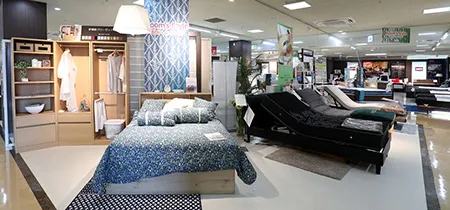 ルームズ大正堂あざみ野店 店内画像 ベッド