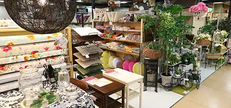 ルームズ大正堂新つじどう店 店内写真 インテリア雑貨コーナー