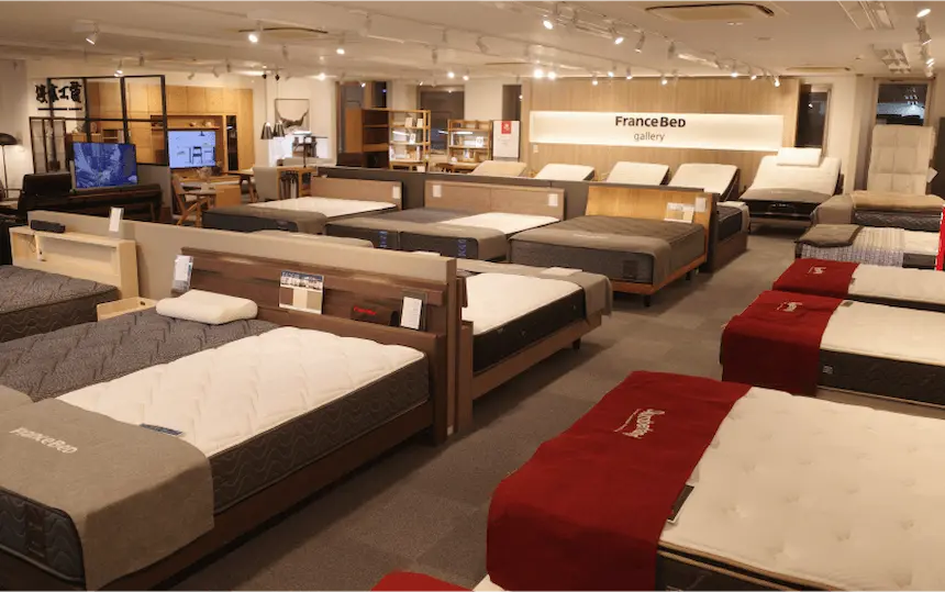 亀屋家具 フランスベッド ギャラリー上野店 店内画像